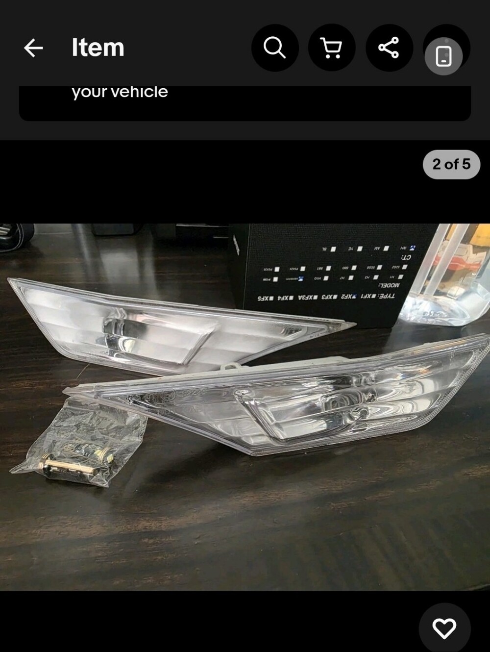 Clear Side Markers + LED Side Lights (fits 2016–2021 Honda Civic)